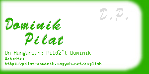 dominik pilat business card